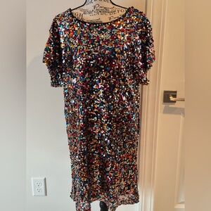 Vine & Love Multi-Colored Sequin Dress